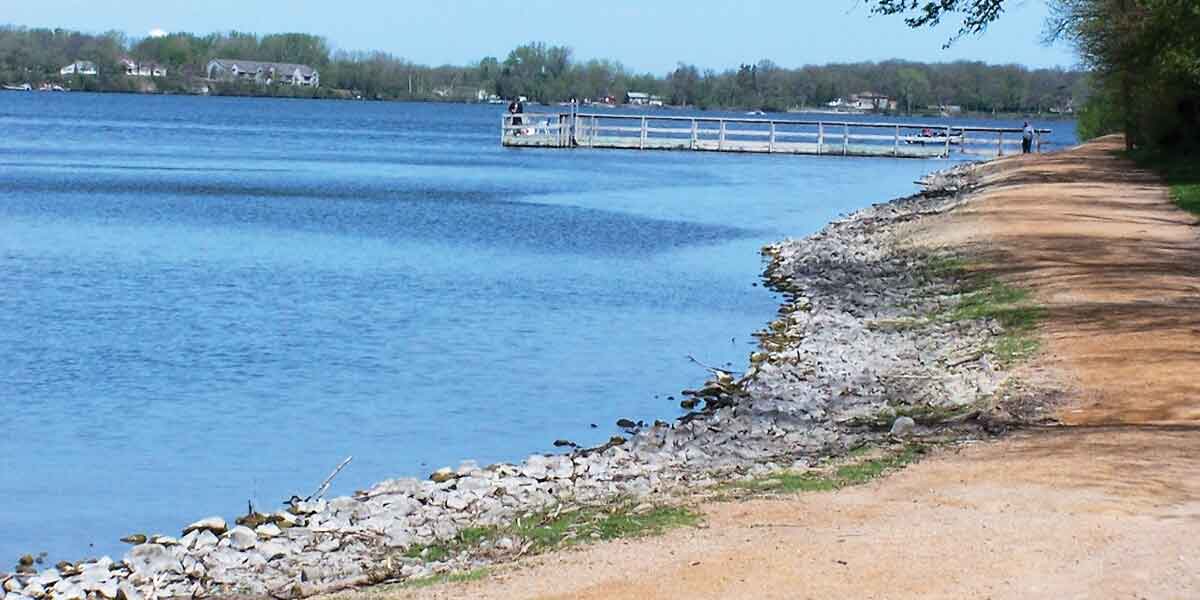 clear lake trail and dock